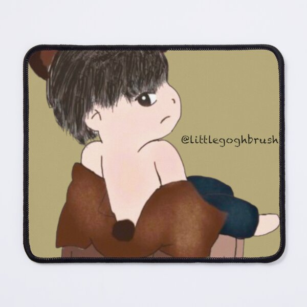 Item preview, Cute Chibi Bear Boy Anime Character Illustration designed and sold by lotusqtraubey.