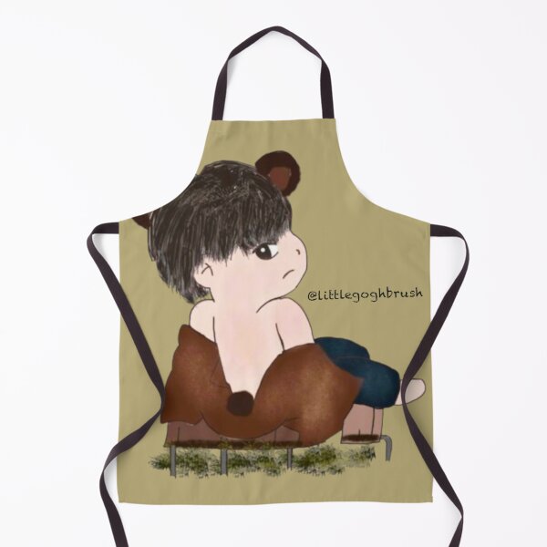 Item preview, Cute Chibi Bear Boy Anime Character Illustration designed and sold by lotusqtraubey.