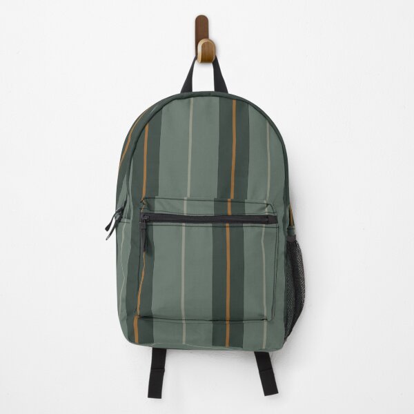 Item preview, Green Green Green Orange Stripes designed and sold by PSCSCo.
