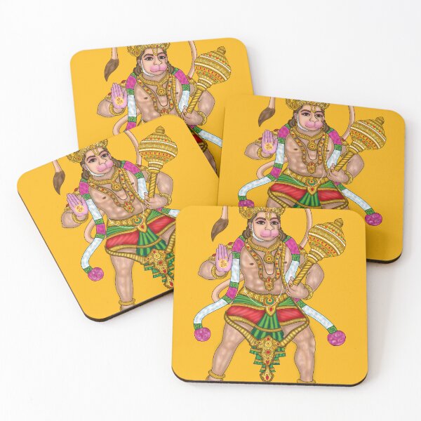 Item preview, Lord Hanuman Artwork | Powerful Hindu Devotional Digital Illustration  Description: designed and sold by Harshit_Digital_Arts.
