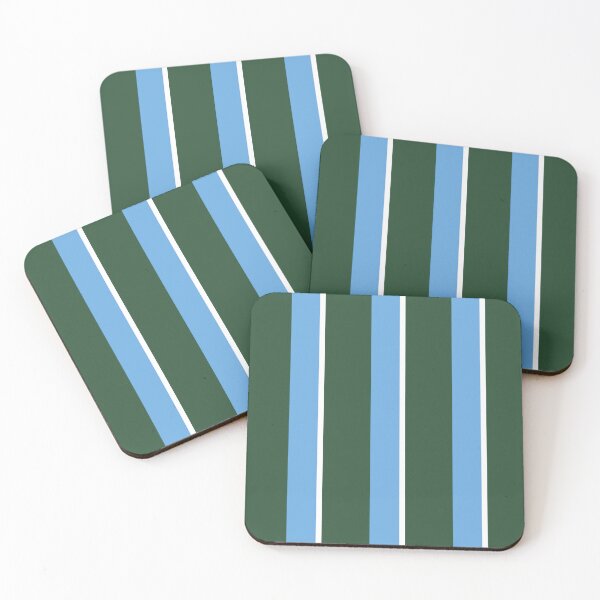 Item preview, Green Wave Regimental Tie Stripes designed and sold by PSCSCo.