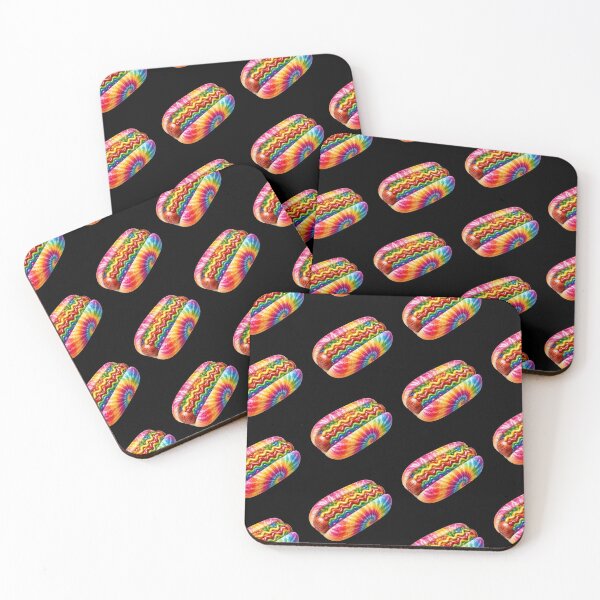 Item preview, Rainbow Tie-Dye Hot Dog designed and sold by jgvisualarts.