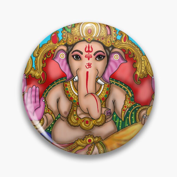 Item preview, Lord Ganesha Artwork | Divine Hindu God Digital Illustration designed and sold by Harshit_Digital_Arts.