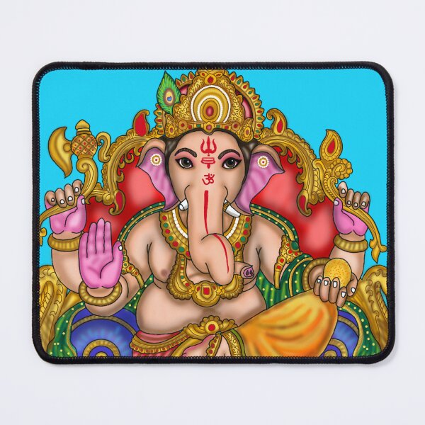 Item preview, Lord Ganesha Artwork | Divine Hindu God Digital Illustration designed and sold by Harshit_Digital_Arts.