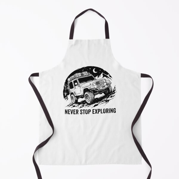 Item preview, Never Stop Exploring Wrangler TJ - Lifted Patriotic 4x4 Mountain Overlanding Graphic designed and sold by Off-Road-Zone.