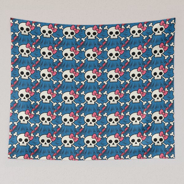 Item preview, Skull With Pink Bow designed and sold by NickyMakesCoolStuff.