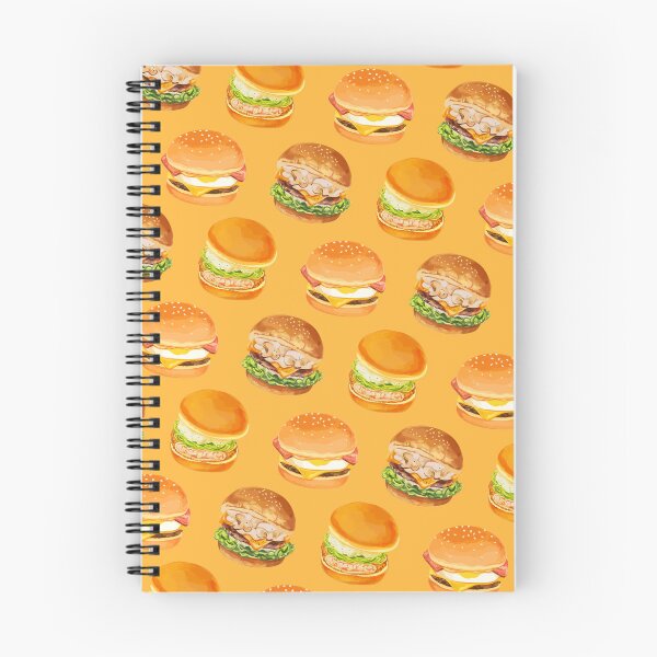 Aperçu de l'œuvre Hamburger [Fond orange] créée et vendue par rizuNM.