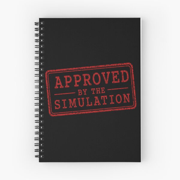 Item preview, Approved By The Simulation Funny Matrix Distressed Stamp Meme designed and sold by PixelPublishing.