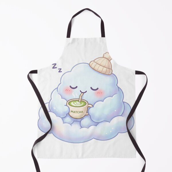 Item preview, Sleepy Kawaii Cloud in Winter Hat Cute Pastel Sticker designed and sold by Biwbiwty.