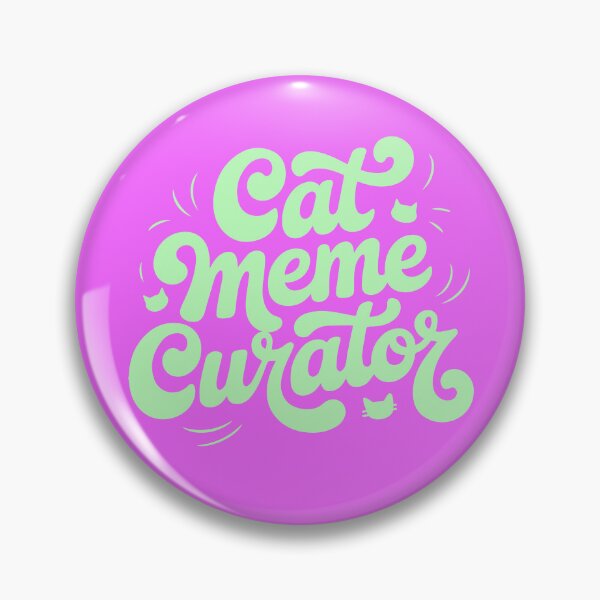 Item preview, Cat Meme Curator Funny memes designed and sold by SusanaDesigns.