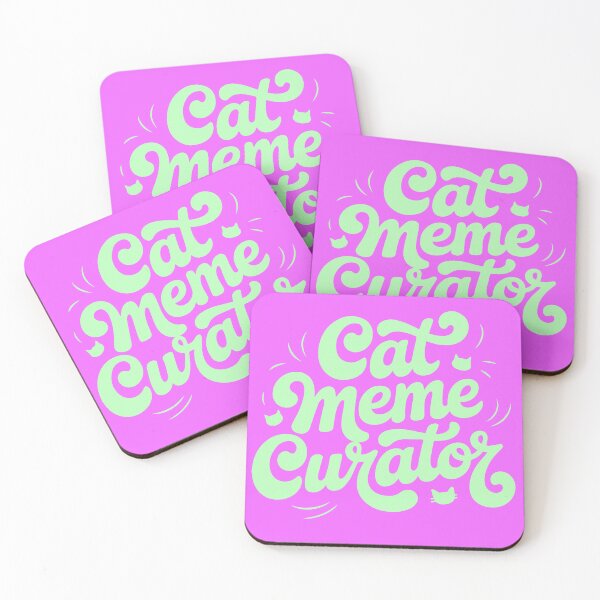 Item preview, Cat Meme Curator Funny memes designed and sold by SusanaDesigns.