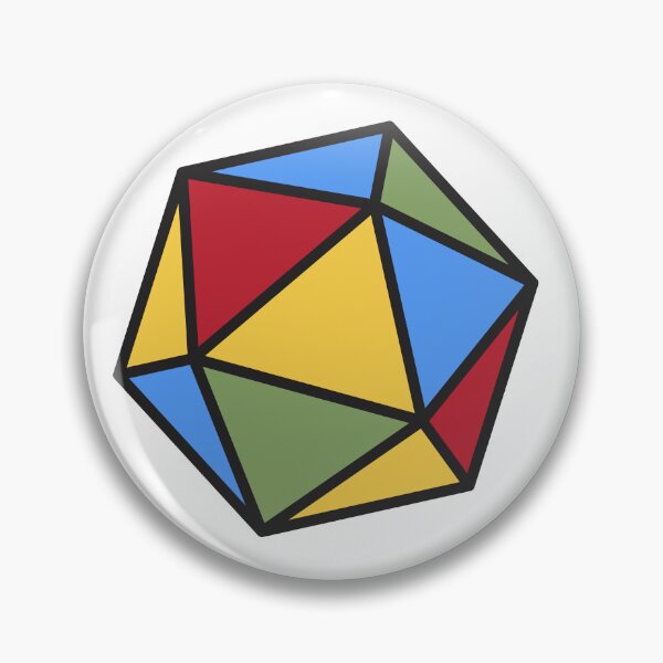 Item preview, D20 Dice – Modern Geometric RPG Dice designed and sold by SideFX Labs.