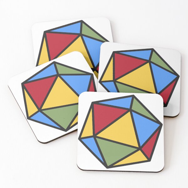 Item preview, D20 Dice – Modern Geometric RPG Dice designed and sold by SideFX Labs.