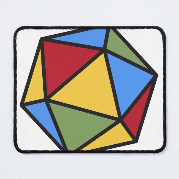 Item preview, D20 Dice – Modern Geometric RPG Dice designed and sold by SideFX Labs.