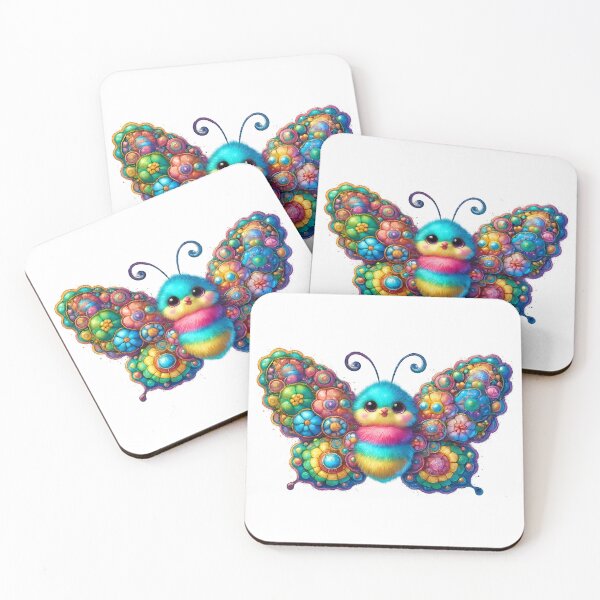 Item preview, Fantasy Butterfly Rainbow Mosaic Wing Art designed and sold by 7Pixel.