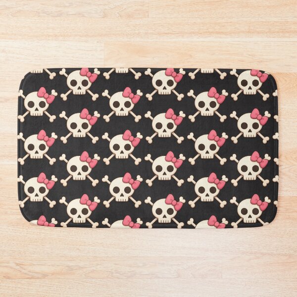 Item preview, Skull With Pink Bow II designed and sold by NickyMakesCoolStuff.