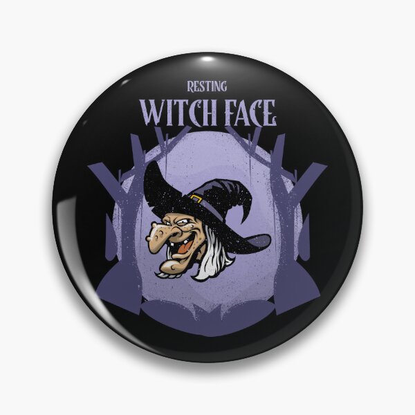 Item preview, Resting Witch Face Halloween designed and sold by PTMerchco.