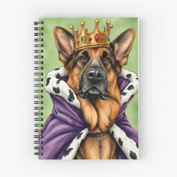 Item preview, German Shepherd King Portrait designed and sold by prettykaler.