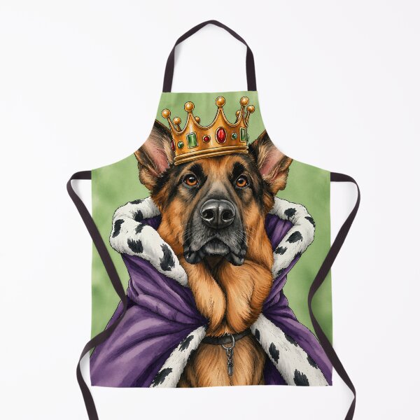 Item preview, German Shepherd King Portrait designed and sold by prettykaler.