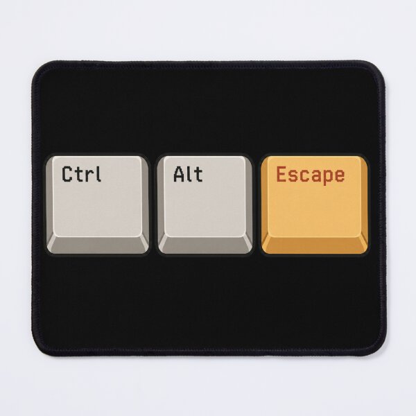 Item preview, Ctrl Alt Escape Funny Computer Key Matrix Freedom Meme designed and sold by PixelPublishing.