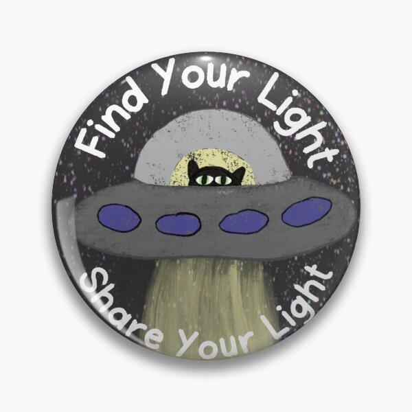 Item preview, “Find Your Light, Share Your Light” (circle edition) designed and sold by Slinky Void Styles by @K.K.Labz (Katie-Kat Labrador).