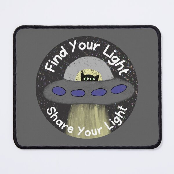 Item preview, “Find Your Light, Share Your Light” (circle edition) designed and sold by Slinky Void Styles by @K.K.Labz (Katie-Kat Labrador).