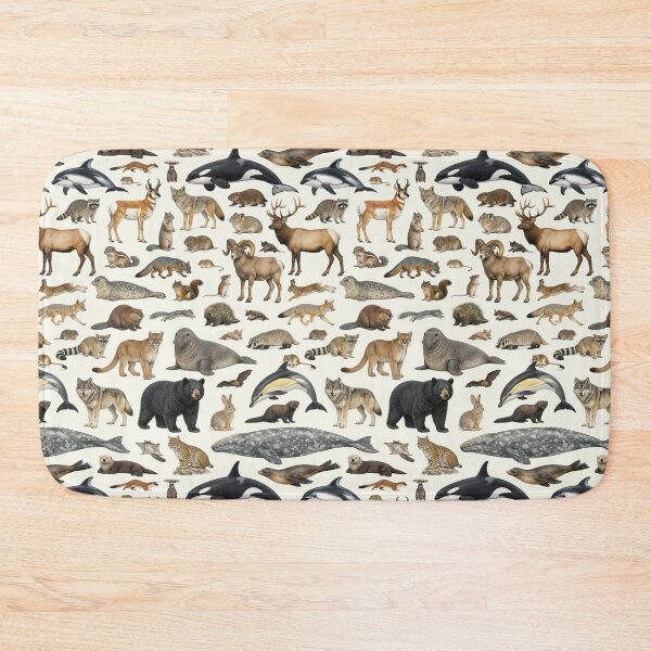 Item preview, Mammals of California Retro Style Identification Chart designed and sold by kakarikihill.