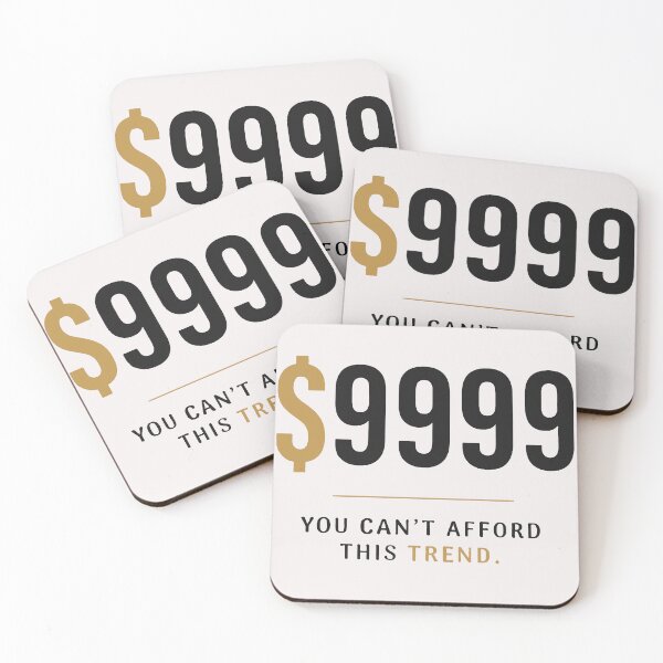 Item preview, you cant afford this trend funny broke humor fake rich quote designed and sold by DonaldMcCullum.