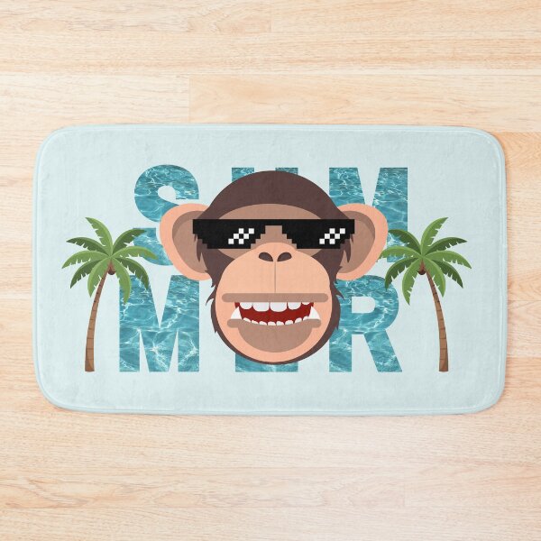 Item preview, Cool Summer Chimp in Pixel Sunglasses Graphic designed and sold by SilverSeaBKK.