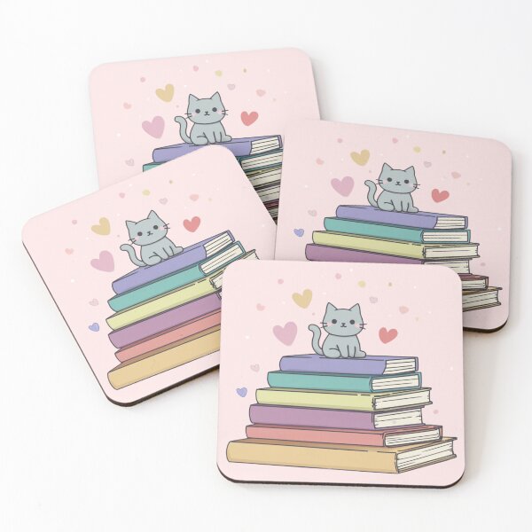 Item preview, Book Kitten designed and sold by bubblyrainbow.