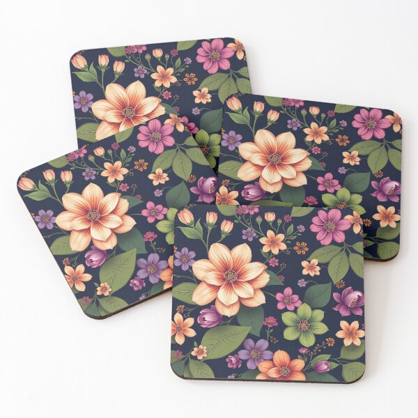 Item preview, Colorful Floral Seamless Pattern designed and sold by IntelliMindDesigns.