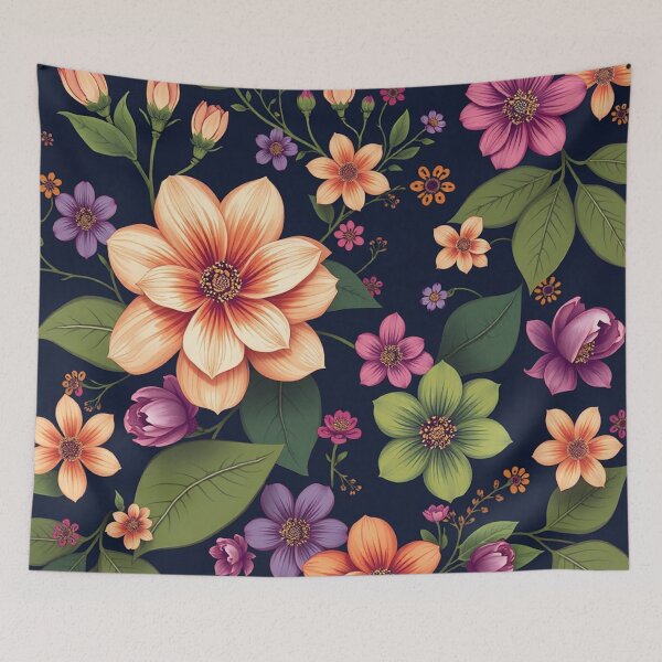 Item preview, Colorful Floral Seamless Pattern designed and sold by IntelliMindDesigns.
