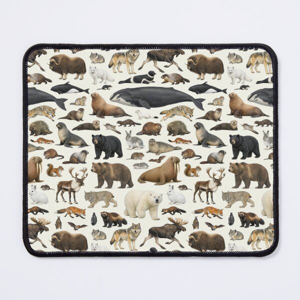 Item preview, Mammals of Alaska Retro Style Identification Chart designed and sold by kakarikihill.