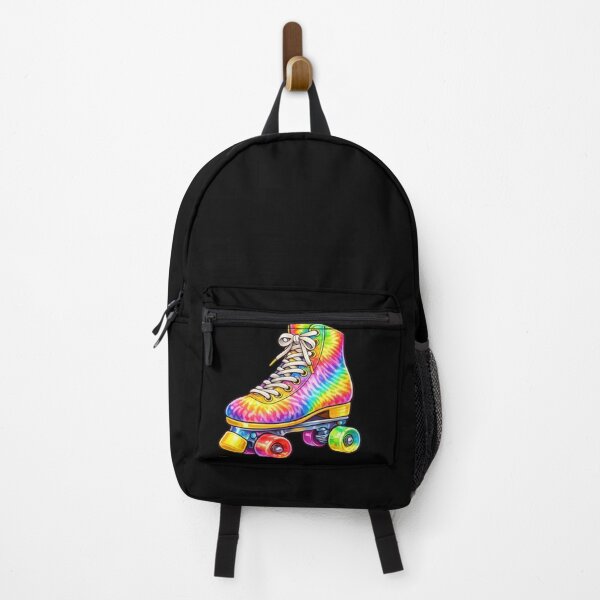 Item preview, Rainbow Tie-Dye Roller Skate designed and sold by jgvisualarts.