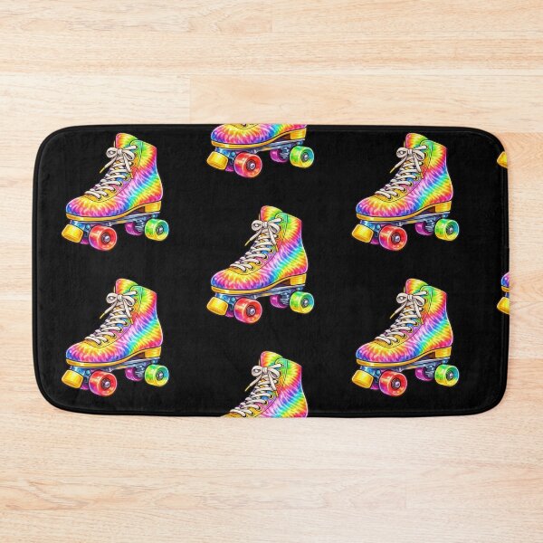 Item preview, Rainbow Tie-Dye Roller Skate designed and sold by jgvisualarts.
