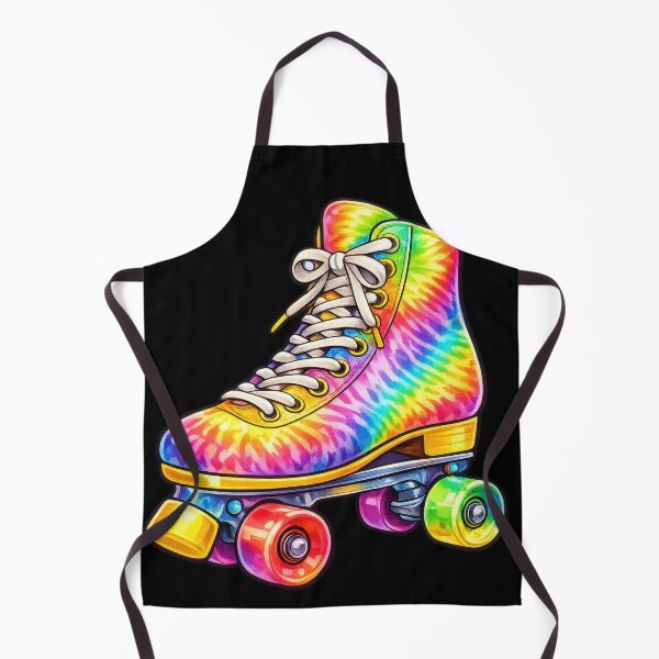 Item preview, Rainbow Tie-Dye Roller Skate designed and sold by jgvisualarts.