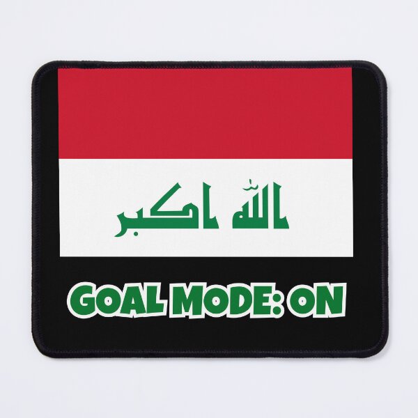 Item preview, Iraq Soccer Fan Shirt – GOALMODE: ON Football Tee designed and sold by LovelyHappyGift.