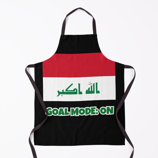 Item preview, Iraq Soccer Fan Shirt – GOALMODE: ON Football Tee designed and sold by LovelyHappyGift.