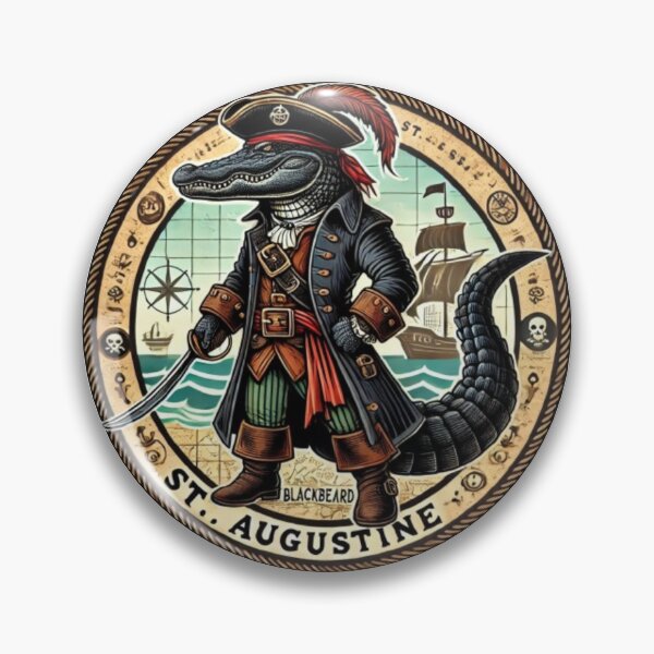Item preview, St Augustine Alligator Pirate designed and sold by SalterDesigns.