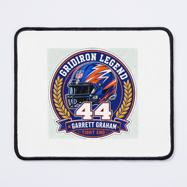 Item preview, Garrett Graham #44 Gridiron Legend - Vibrant Football Helmet Sticker designed and sold by Atlant11.