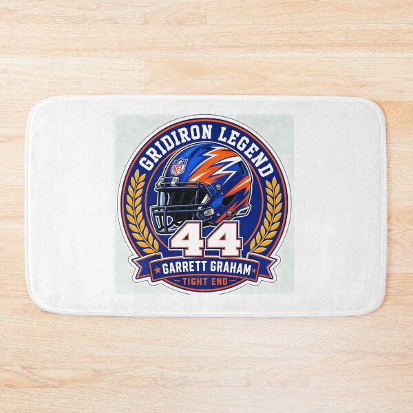 Item preview, Garrett Graham #44 Gridiron Legend - Vibrant Football Helmet Sticker designed and sold by Atlant11.