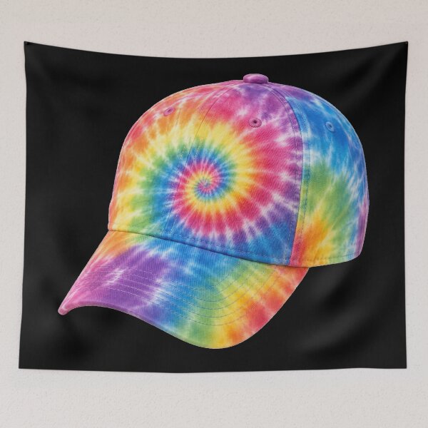 Item preview, Rainbow Tie-Dye Baseball Cap designed and sold by jgvisualarts.