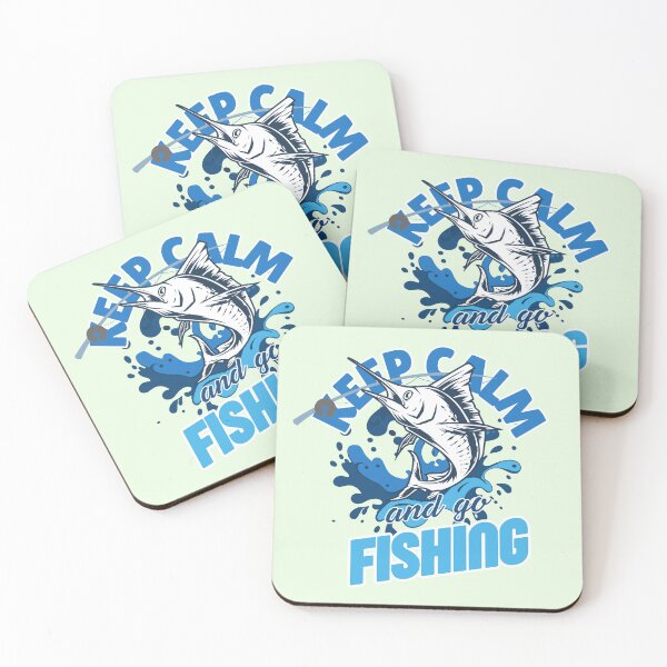 Item preview, Keep Calm and Go Fishing Marlin Graphic designed and sold by SilverSeaBKK.
