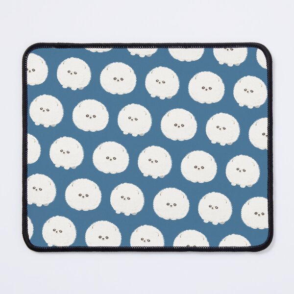 Item preview, Pomeranian timid[blue background] designed and sold by rizuNM.