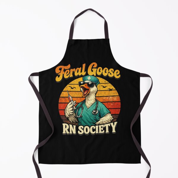 Item preview, Funny Goose Nurse Shirt Retro RN Nursing Humor Feral Goose Registered Nurse Gift Classic T-Shirt  designed and sold by podlook.