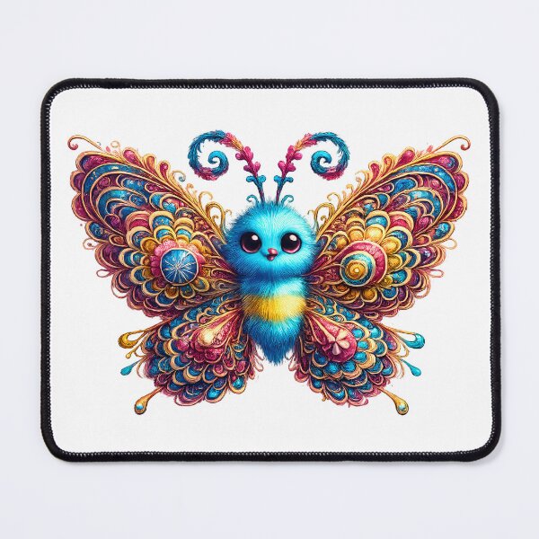 Item preview, Cute Fantasy Butterfly Ornate Filigree Art Print designed and sold by 7Pixel.