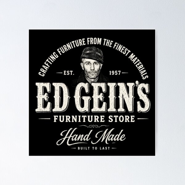 Item preview, Ed Gein’s Hand‑Crafted Home Décor Co. designed and sold by RustyGhostWear.