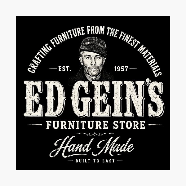 Item preview, Ed Gein’s Hand‑Crafted Home Décor Co. designed and sold by RustyGhostWear.