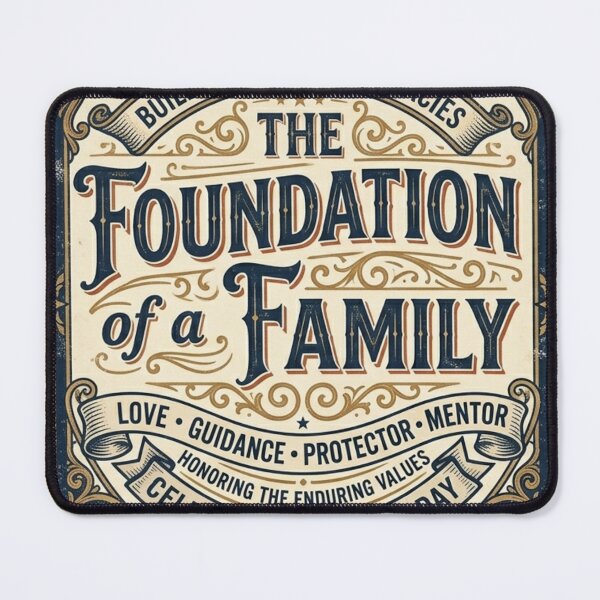 Item preview, Foundation of Family Dad Shirt designed and sold by Baby Adee Collective.