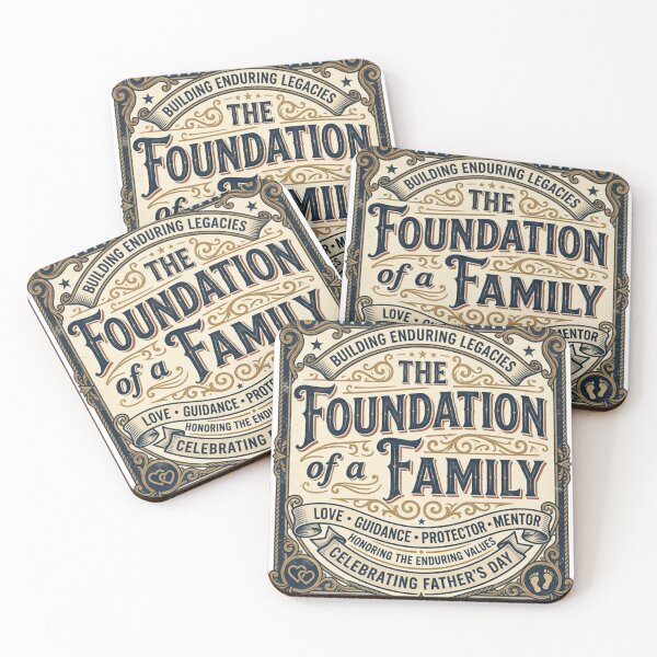 Item preview, Foundation of Family Dad Shirt designed and sold by Baby Adee Collective.